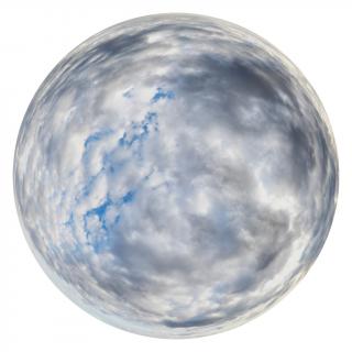 HDRi Skydome of Clouded Sky 16K